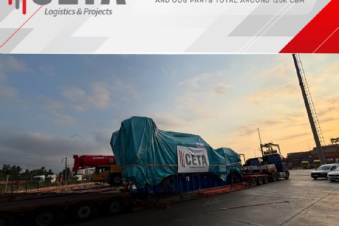 DCCP Cement Factory şn Nırthern Iraq have been completed by CETA with more than 1000 truckloads included superheavy and OOG parts total around 120k cbm